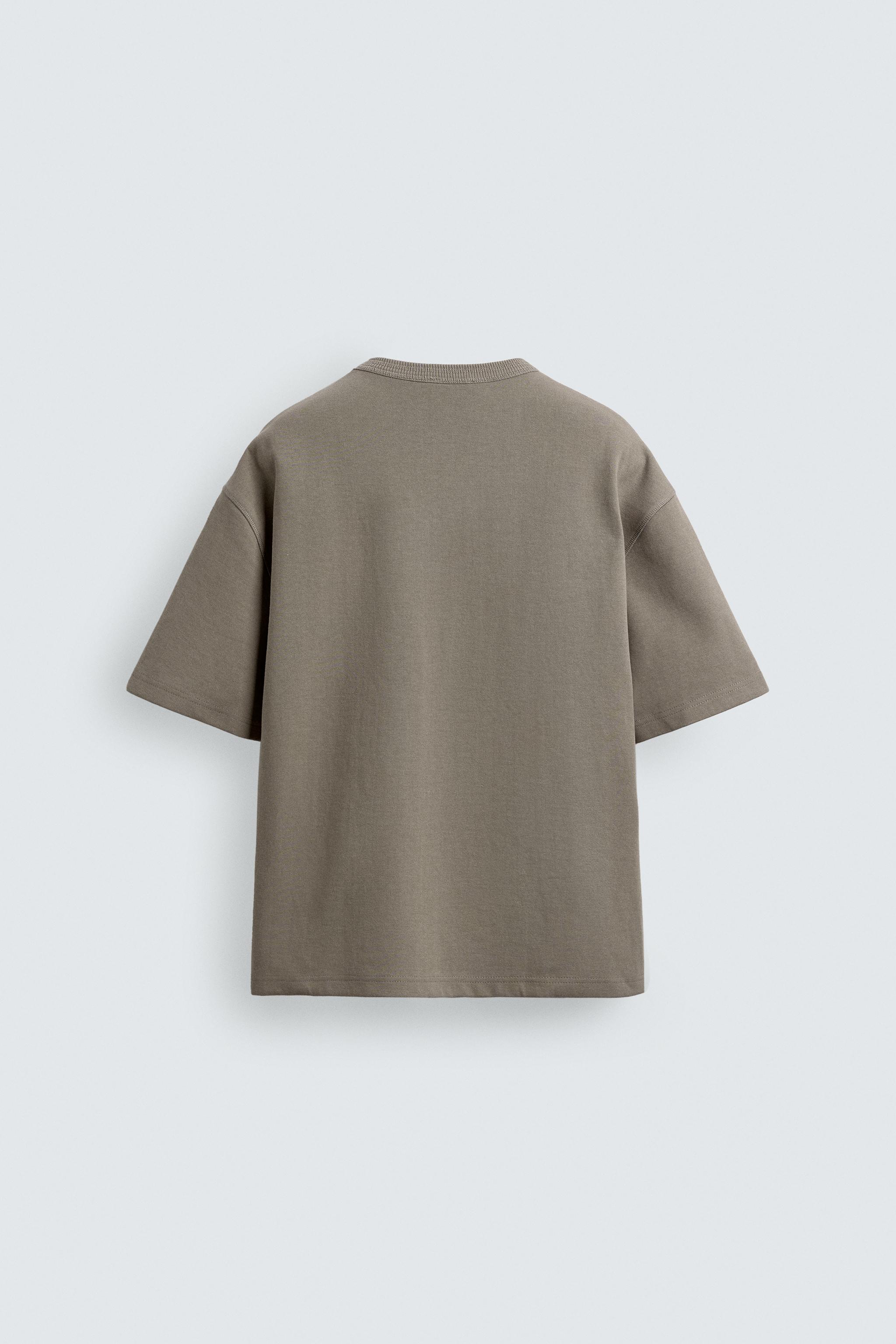 RELAXED FIT SHORT SLEEVE SWEATSHIRT